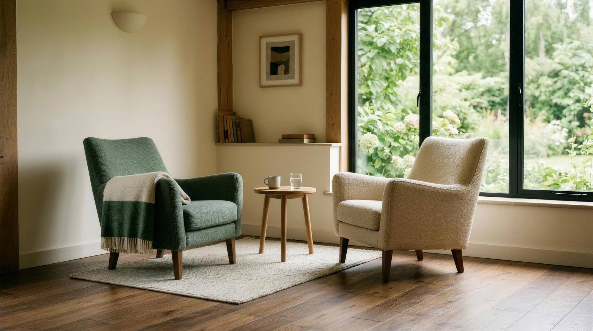 A quiet interior doorway with morning light — the room your message arrives in